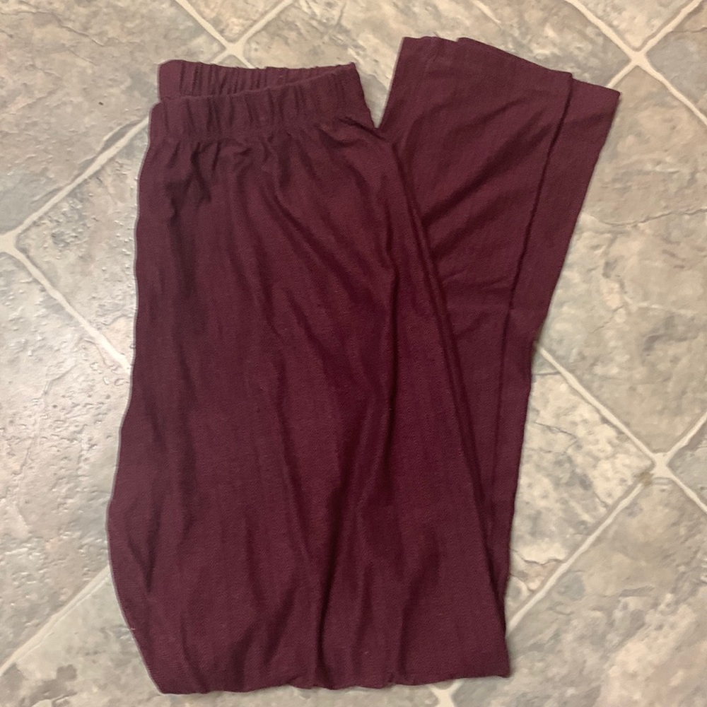 Sweetlegs Burgundy Leggings